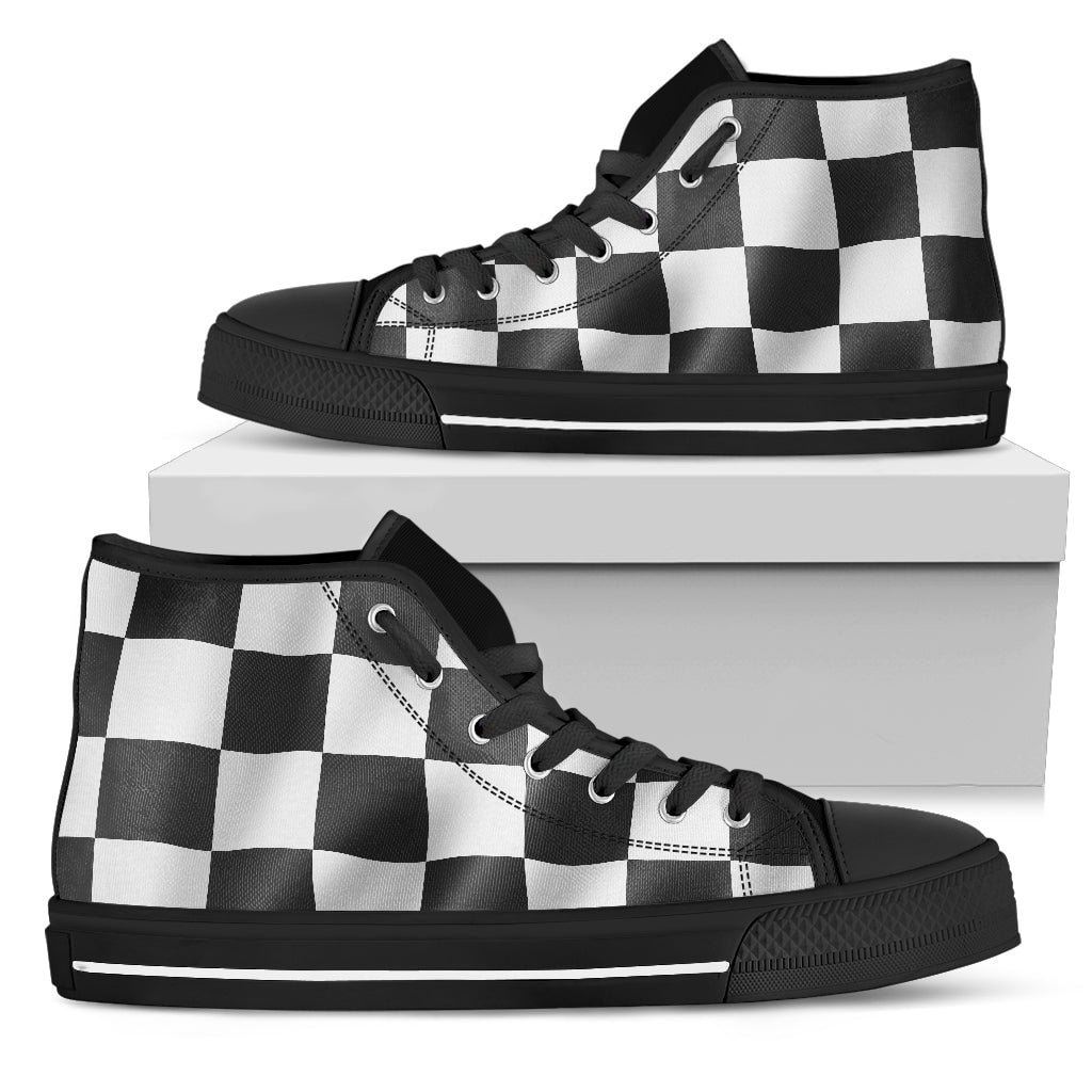 Checkered Converse - Etsy