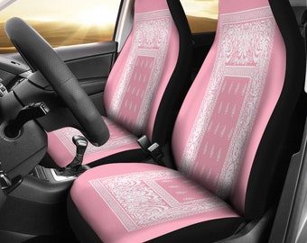 Pink Bandanna Car Seat Covers