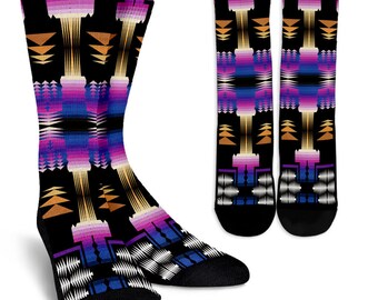 Lakewater Sage Socks| Novelty Socks | Happy Socks | Fun Socks | Fun Crew Socks | Fun Socks | Gift Idea  | Cool Socks | Patterned
