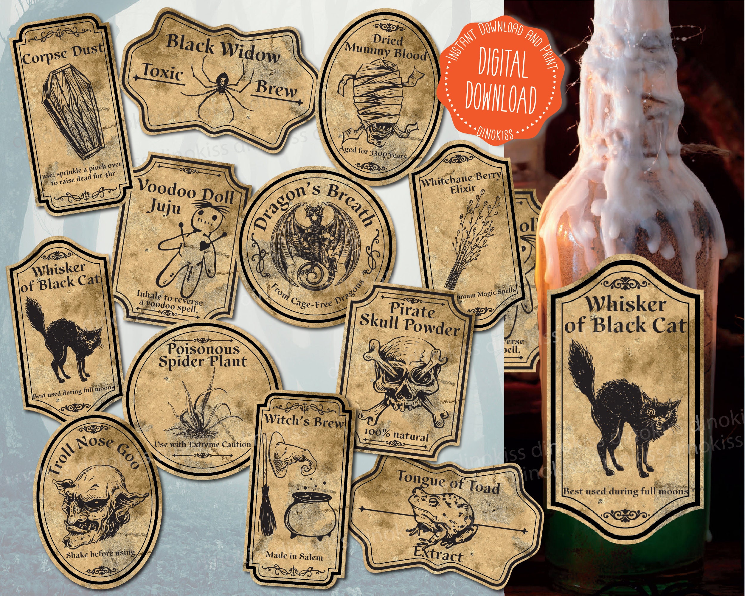 Loose lipped labels etsy