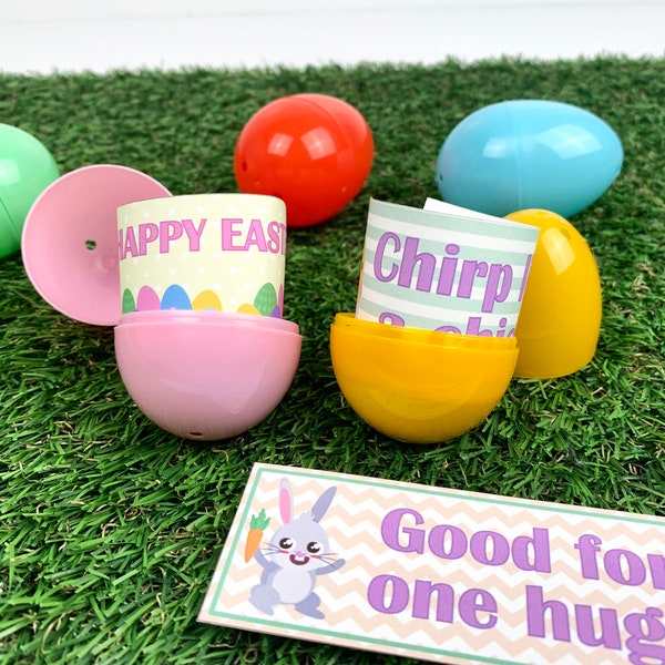 Easter Egg Fillers, Easter Egg Printable, Easter Egg Coupons, Kid Easter Printable, Easter Egg Stuffer, Easter Egg Basket, Egg Hunt, Digital