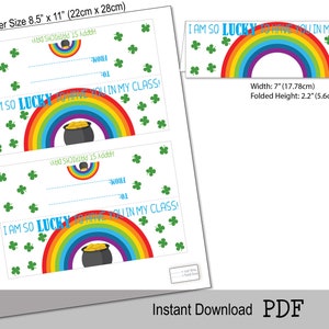 St Patricks Day Bag Toppers Printable, St Patricks Bag Toppers, St ...