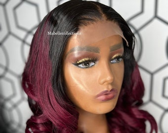 Brazilian virgin Long colored human hair.