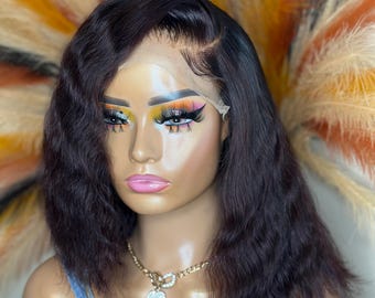 5x5 lace Closure Human Hair Wig