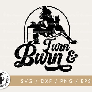 Set of Barrel Racing Graphics | SVG PNG Cut File | Design Bundles of ...