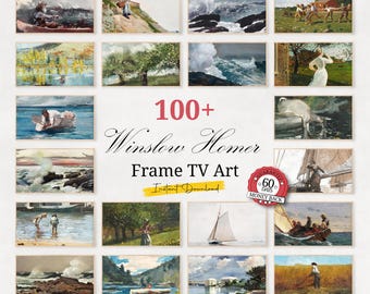 Winslow Homer Frame TV Art: 100+ Vintage Paintings (Digital Download)