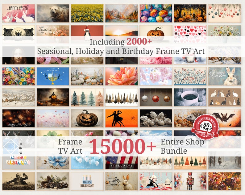 World's Largest Frame TV Art Bundle 15000 Artworks Weekly Collection Update One-Time-Pay Instant Download for Samsung TV image 5