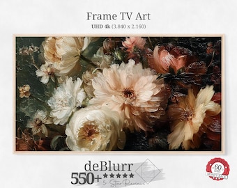 Frame TV Art Fall Flowers • Impressionist Floral Design • Vibrant Home Decor • Colourful Living Room Wall Art • Instant Download • Suitable
