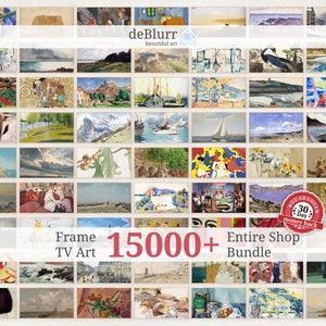 World's Largest Frame TV Art Bundle 15000 Artworks Weekly Collection Update One-Time-Pay Instant Download for Samsung TV image 3