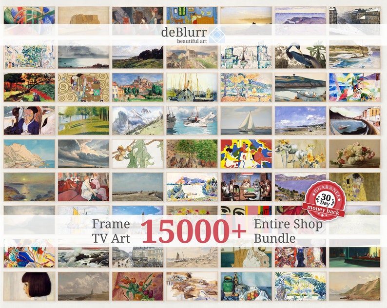 Das weltweit größte Frame-TV-Kunstpaket Über 15.000 Kunstwerke Wöchentliche Sammlungsaktualisierung Einmalige Bezahlung Sofortiger Download für Samsung-Fernseher Bild 3