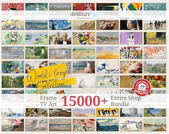 World's Largest Frame TV Art Bundle • 15000+ Artworks • Weekly Collection Update • One-Time-Pay •  Instant Download • for Samsung TV