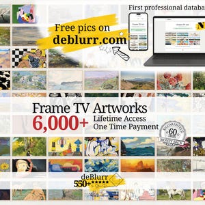 Frame TV Art Bundle • 6000+ Famous Paintings • Complete Collection • Art Gallery • NEW: Professional Database