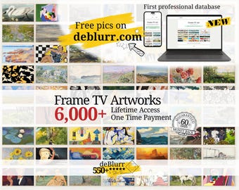 Frame TV Art Bundle • 6000+ Famous Paintings • Complete Collection • Art Gallery • NEW: Professional Database