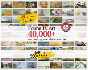 Meer dan 40.000 Frame TV-afbeeldingen • Complete collectie • Levenslange toegang • Wekelijkse updates • Digitale download • Compatibel met alle Frame TV-apparaten