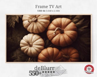 Frame TV Art Pumpkin Selection • Cozy Fall Decor • Rustic Home Style • Autumn Wall Art • Instant Download • for all Frame TV Brand