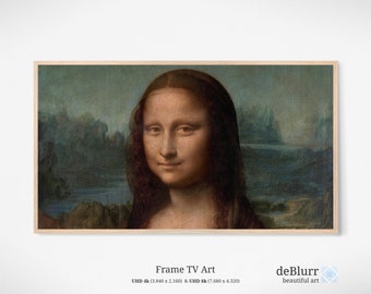 Frame TV Art Mona Lisa by Leonardo da Vinci • Famous Vintage Painting • Mona Lisa Art • Digital Art • Instant Download • for Samsung tv