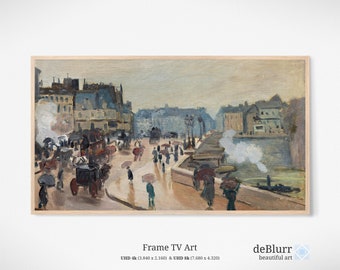 Frame TV Art Claude Monet • Famous Painting TV Frame • Vintage Frame TV Art • Digital Downloadable Art • Instant Download • for Samsung tv