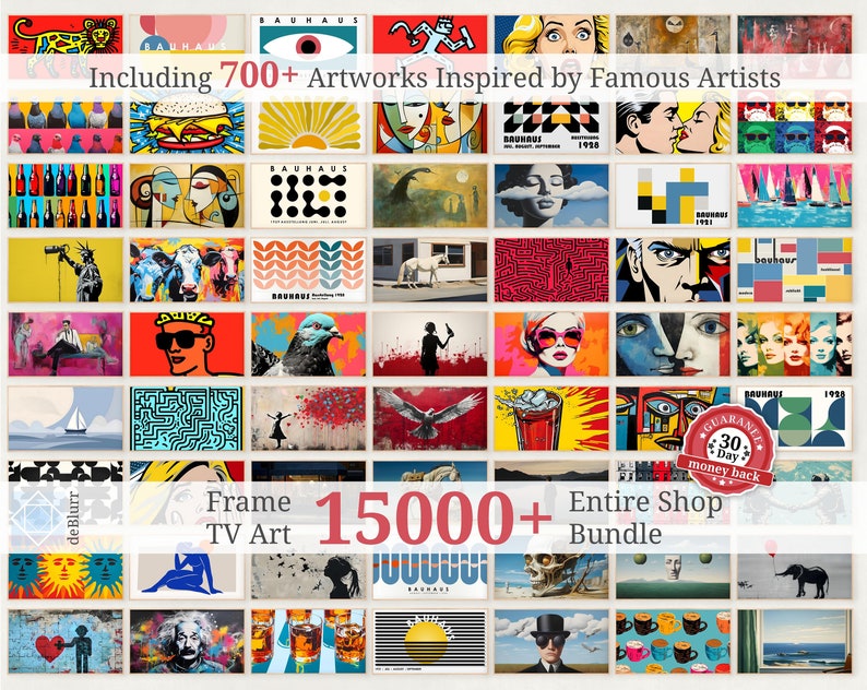 World's Largest Frame TV Art Bundle 15000 Artworks Weekly Collection Update One-Time-Pay Instant Download for Samsung TV image 8