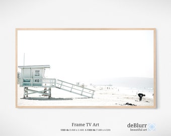 Frame TV Art Beach Foto • Summer Time at the Beach • Seascape Phote • Digital Downloadable Art • Instant Download • for Samsung The Frame