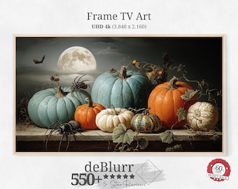 Frame TV Art Halloween Pumpkins • Whimsical Autumn Decor • Spooky Wall Art • Instant Download • for all Frame TV Brand