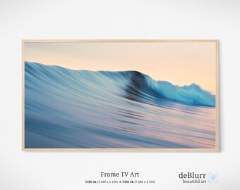 Frame TV Art • Perfekte Welle • Digitale Wandkunst • 4k und 8k • Sofortiger Download • Digitale Kunst • for Samsung TV