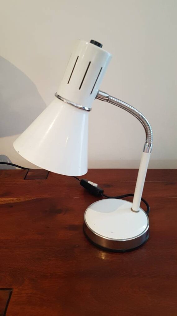 Lampe Blanche Vintage Veneta Lumi