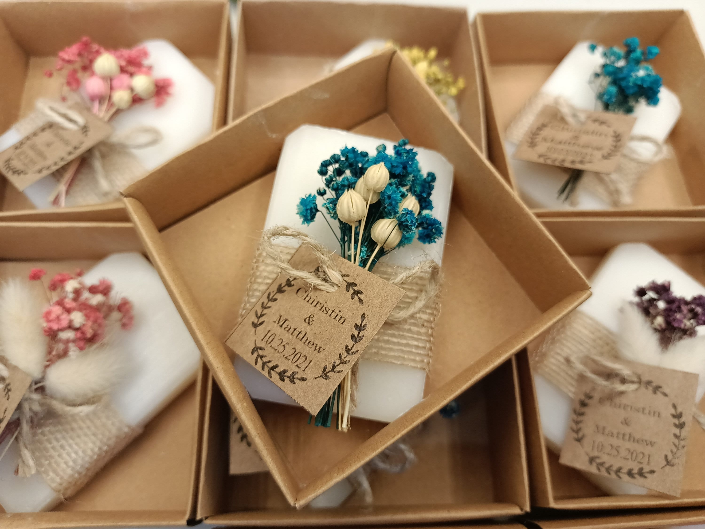 Bulk Baptism Gifts Bulk Candy Favors Flower Wedding magnet Wedding Candy Favors Rustic Favors Personalized Favor Boxes