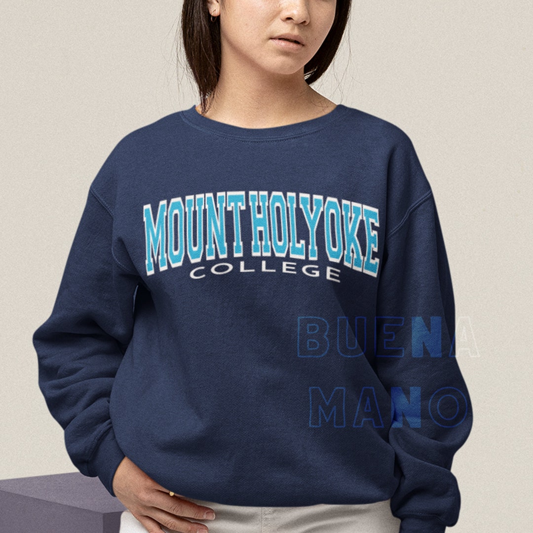 Mount Holyoke College Sweatshirt Mount Holyoke Sweater Lyons Etsy