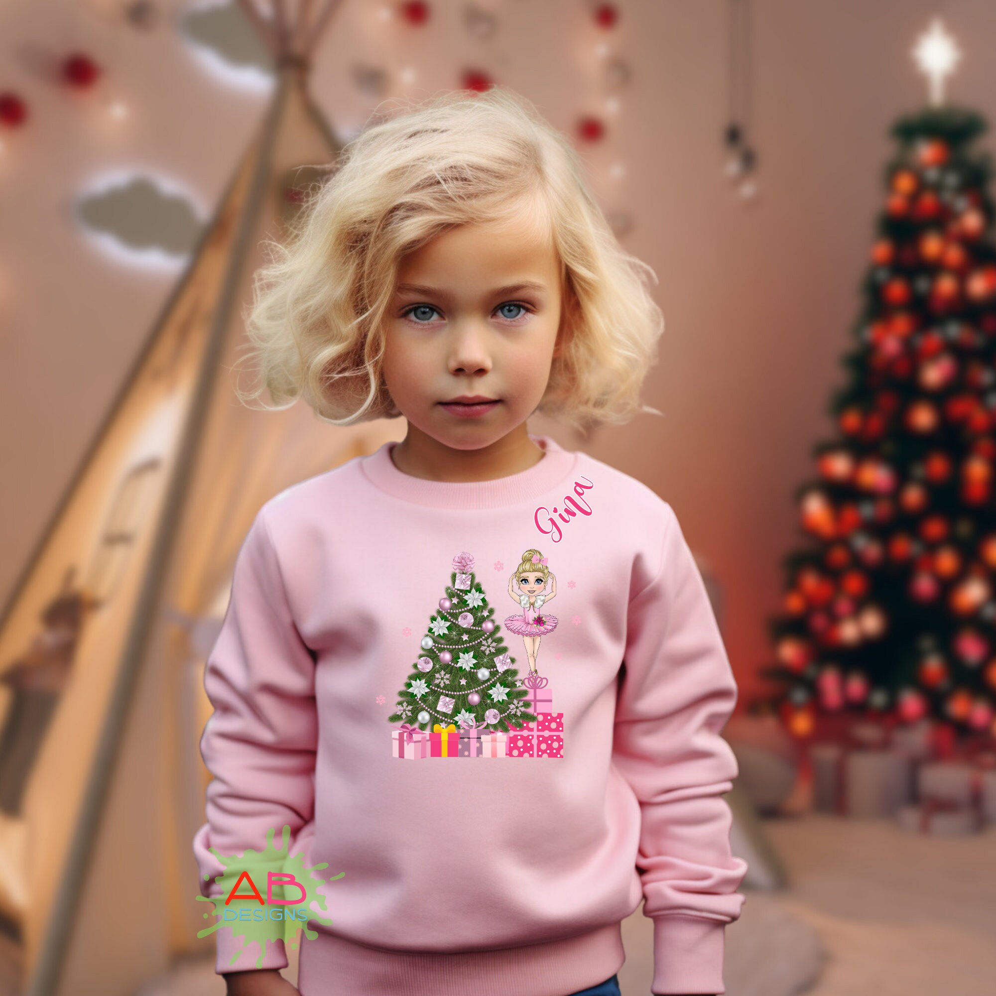 Christmas jumpers kids girls hot sale
