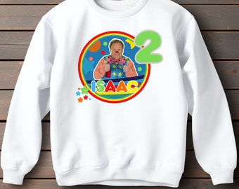 Boys Personalised Tumble Birthday Sweatshirt / tshirt, Happy Birthday Top, Personalised kids tops, Birthday t-shirt personalised, Mr tumble