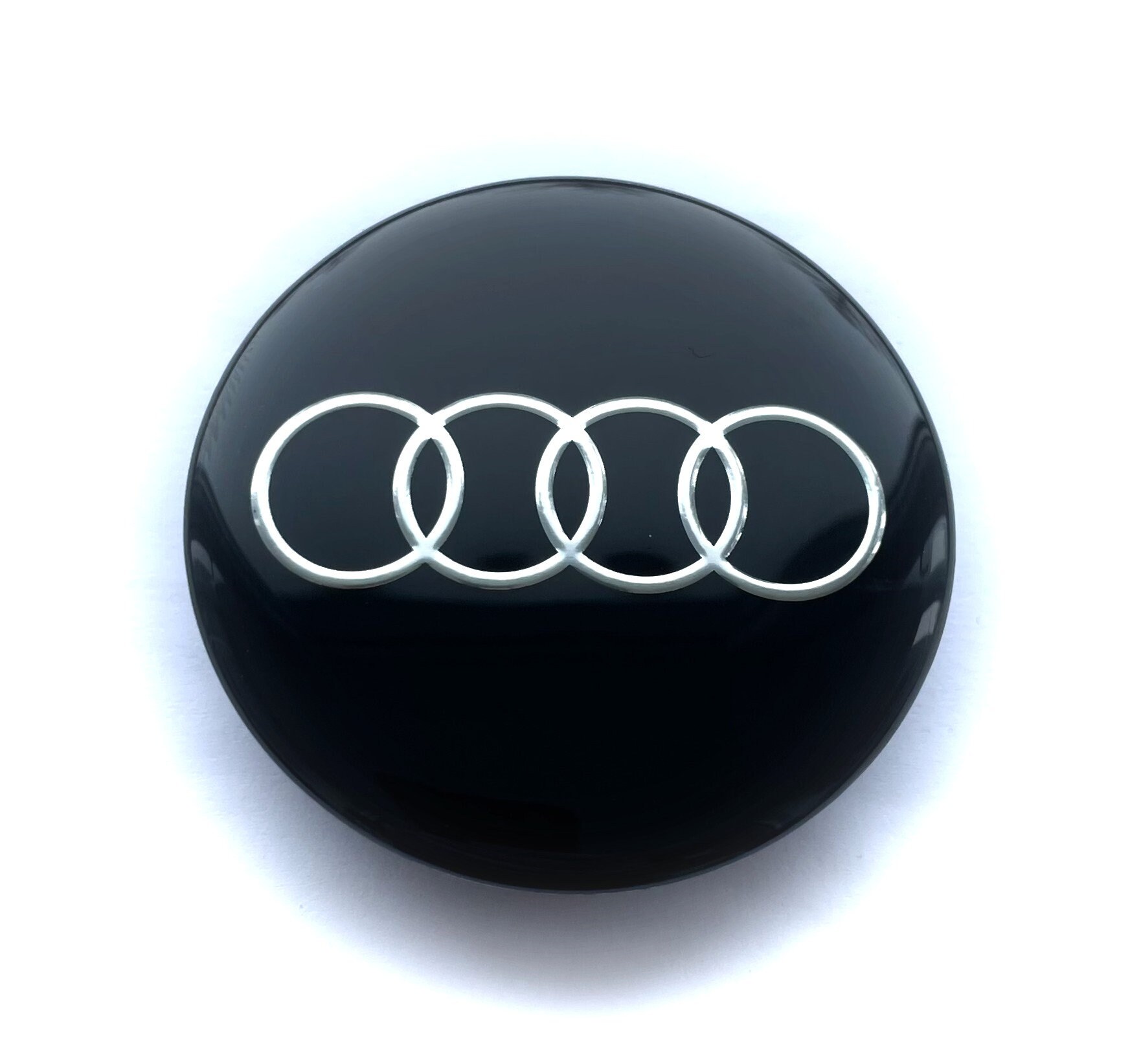 Set Of 4 Universal Alloy Wheel Hub Centre Caps - 55-52mm Grey Matte, Easy Install