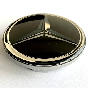 4 items 70mm / 60mm Mercedes wheel center hub caps alloy rim cover badges