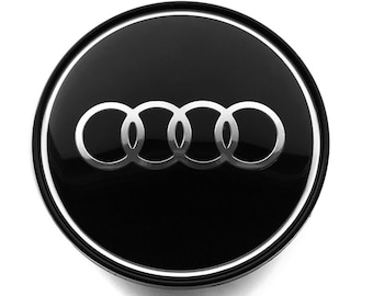 4 items 69mm / 56mm Audi wheel center hub caps covers new logo