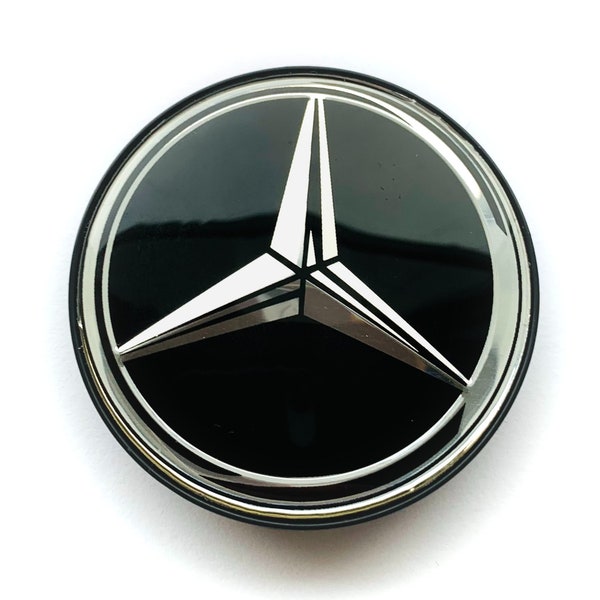 4 enjoliveurs de centre de roue Mercedes Benz de 59 mm / 54 mm avec nouveau logo