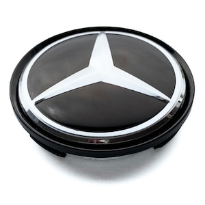 4 items 63mm / 58mm Mercedes wheel center hub caps covers new logo
