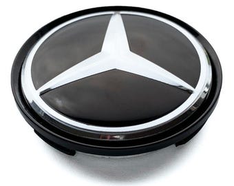 4 items 63mm / 58mm Mercedes wheel center hub caps covers new logo