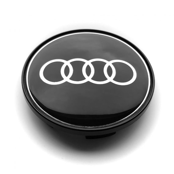 4 Copricerchi In Lega Audi 60 Mm Argento - Con Logo Originale - Foto 6