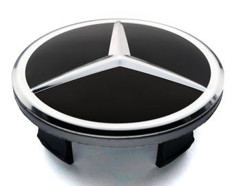 4 items 65mm / 55mm Mercedes wheel center hub caps covers