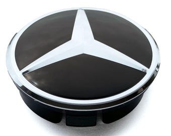 4 items 60mm / 55mm Mercedes Benz wheel center hub caps covers new logo