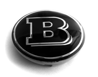 4 items 56mm / 52mm Mercedes Brabus wheel center hub caps covers