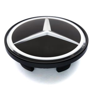 4 items 69 mm / 56 mm Mercedes Benz wielnaafdoppen bedekt nieuw logo