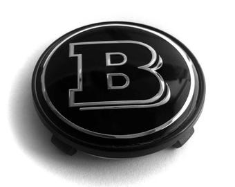 4 items 61mm / 57mm Mercedes Benz wheel center hub caps covers Brabus