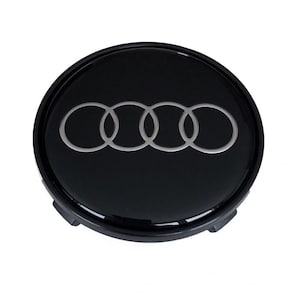 4 items 61mm / 57mm Audi wheel center hub caps covers new logo