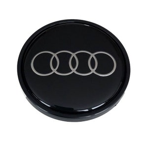 4 items 63mm / 57mm Audi wheel center hub caps covers new logo