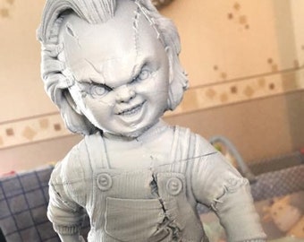 Chucky Statue STL 3D Print Files for Digital Download and 3D Printing