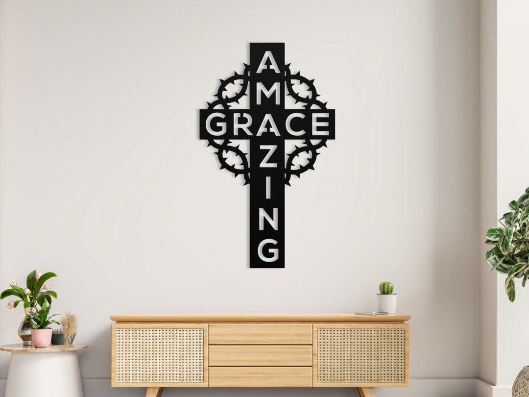 Christian Metal Wall Art Christian Home Decor Jesus Cross Etsy