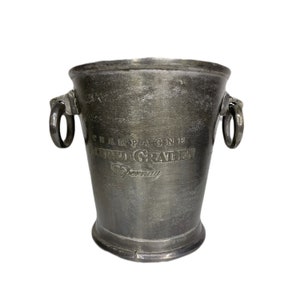 Space optimized Handmade Ice bucket perfect for 1 or 2 bottles | DUTY FREE | Aluminium Casted Wine cooler | Tableware | Barware