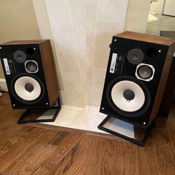 Steel speaker stand custom set of two made HANDMADE
