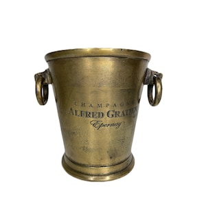 Space optimized Handmade Ice bucket perfect for 1 or 2 bottles | DUTY FREE | Aluminium Casted Wine cooler | Tableware | Barware