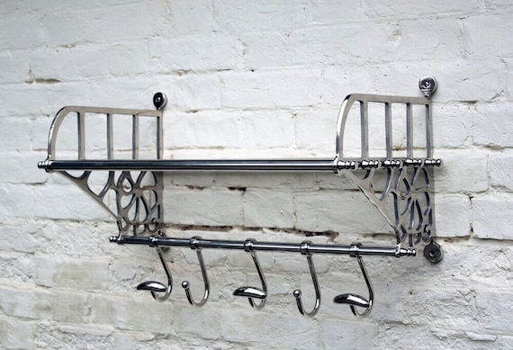 Train Hall Luggage Wall Mounted Rack Shelf Hooks Coat Rack Train Rack Coat Hanger Train Rack Luggage Rack Hat Stand Seamax Etsy